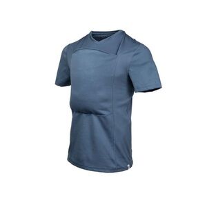 Stylish Men's Slate Blue Short Sleeve Tee